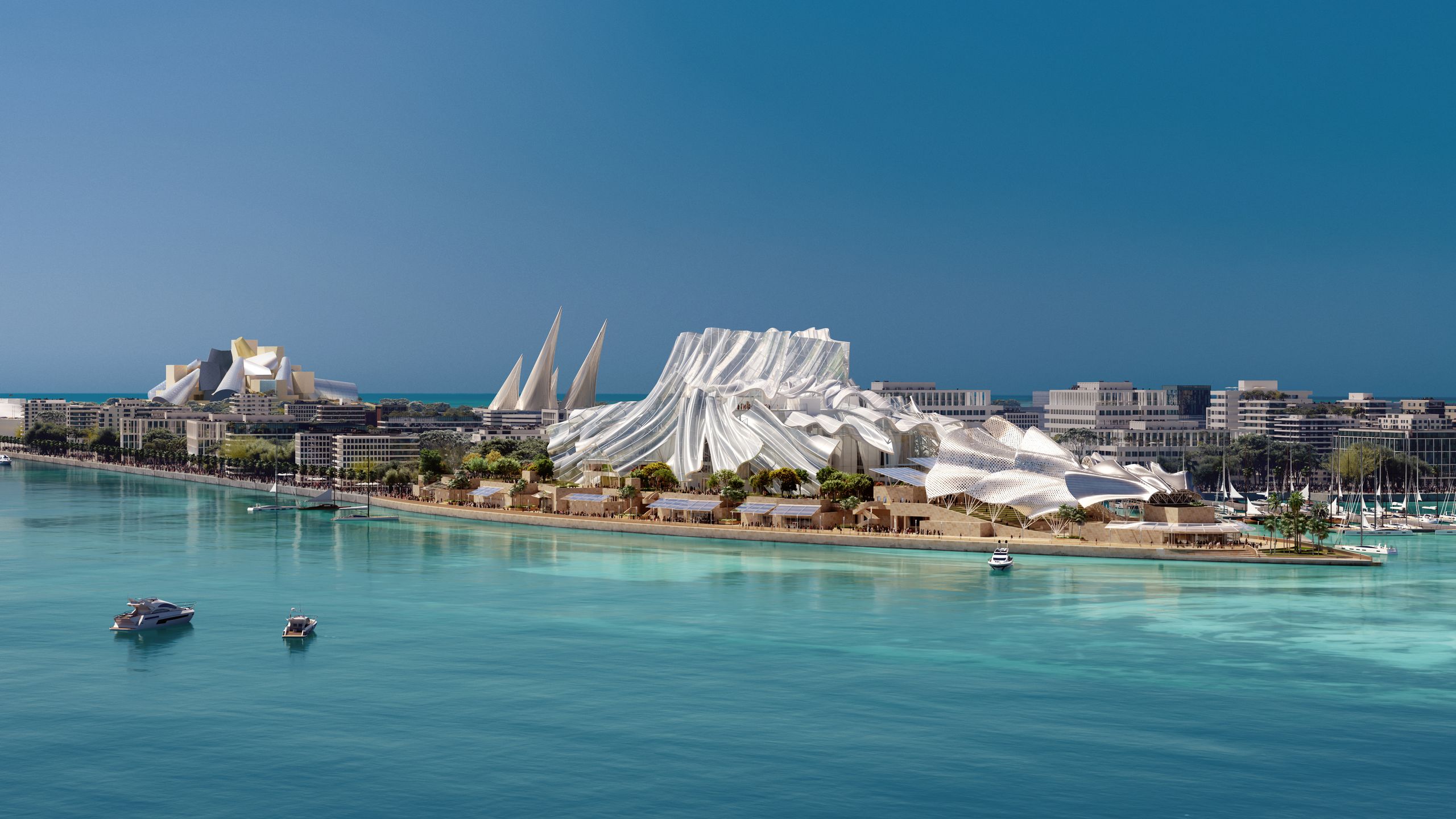 Dar al Funoon Abu Dhabi Everything We Know About Frank Gehry's New Performing Arts Landmark On Saadiyat Island in Abu...