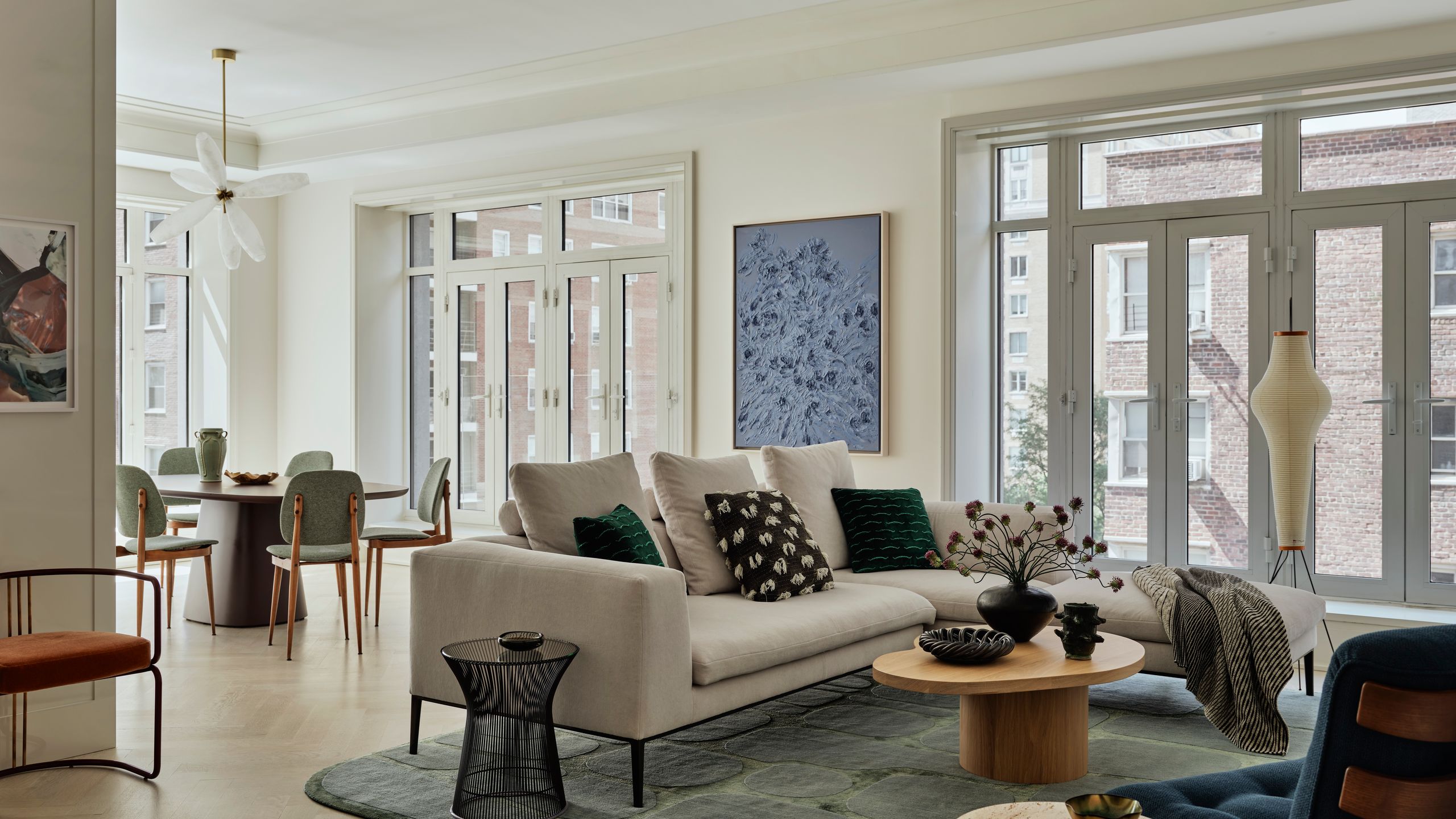 A LightFilled New York Apartment Inspired by Dutch Master Paintings. Drawing on the Dutch stilllife technique of...