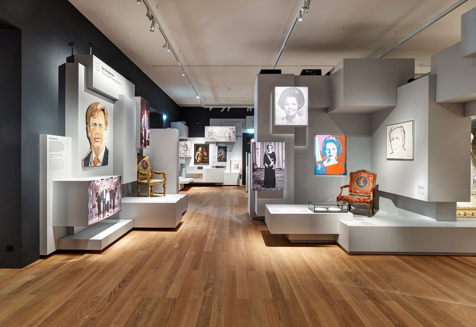 Image may contain Architecture Building Indoors Museum Chair Furniture Art Painting and Person