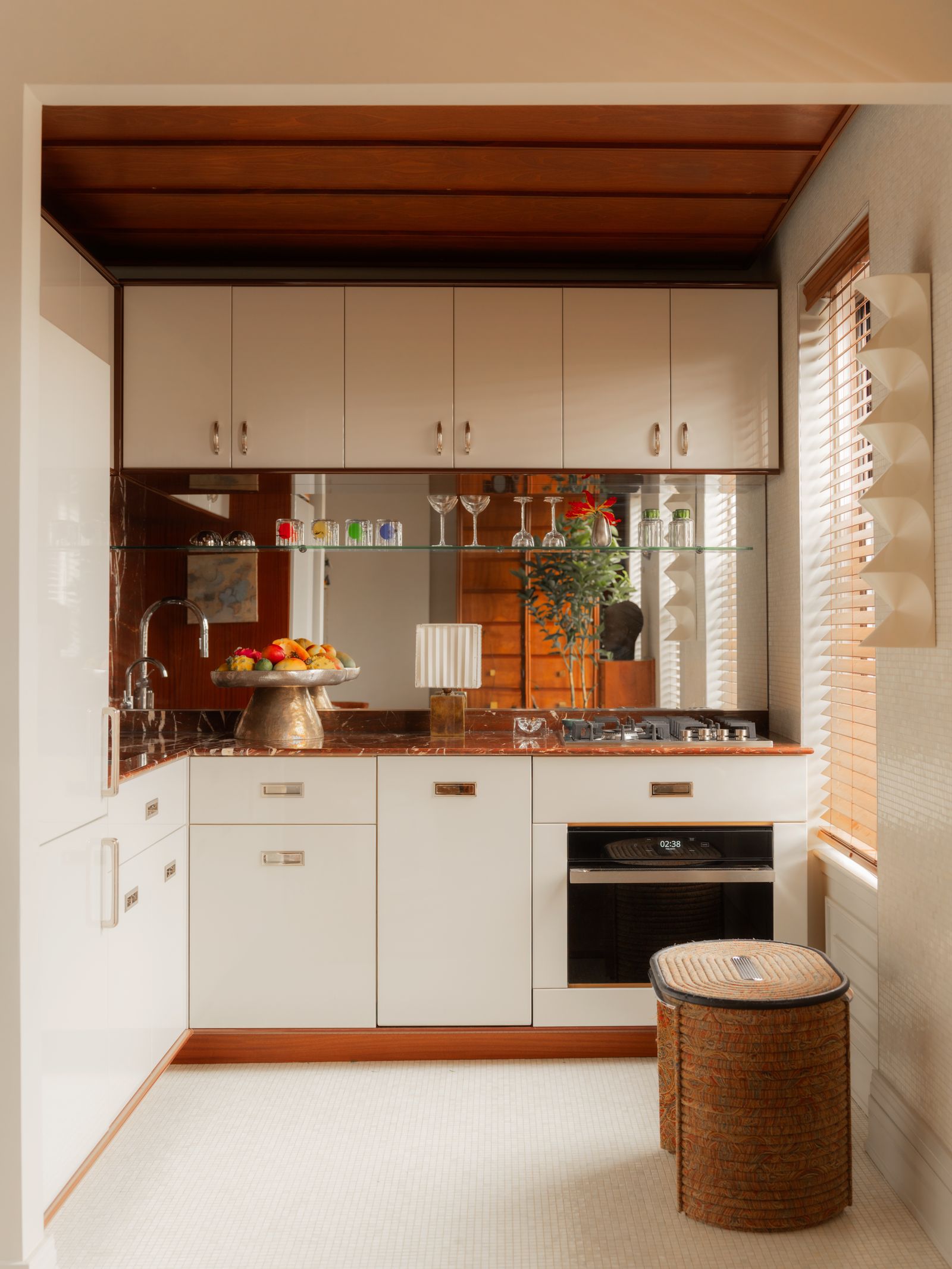 Image may contain Indoors Interior Design Kitchen and Furniture