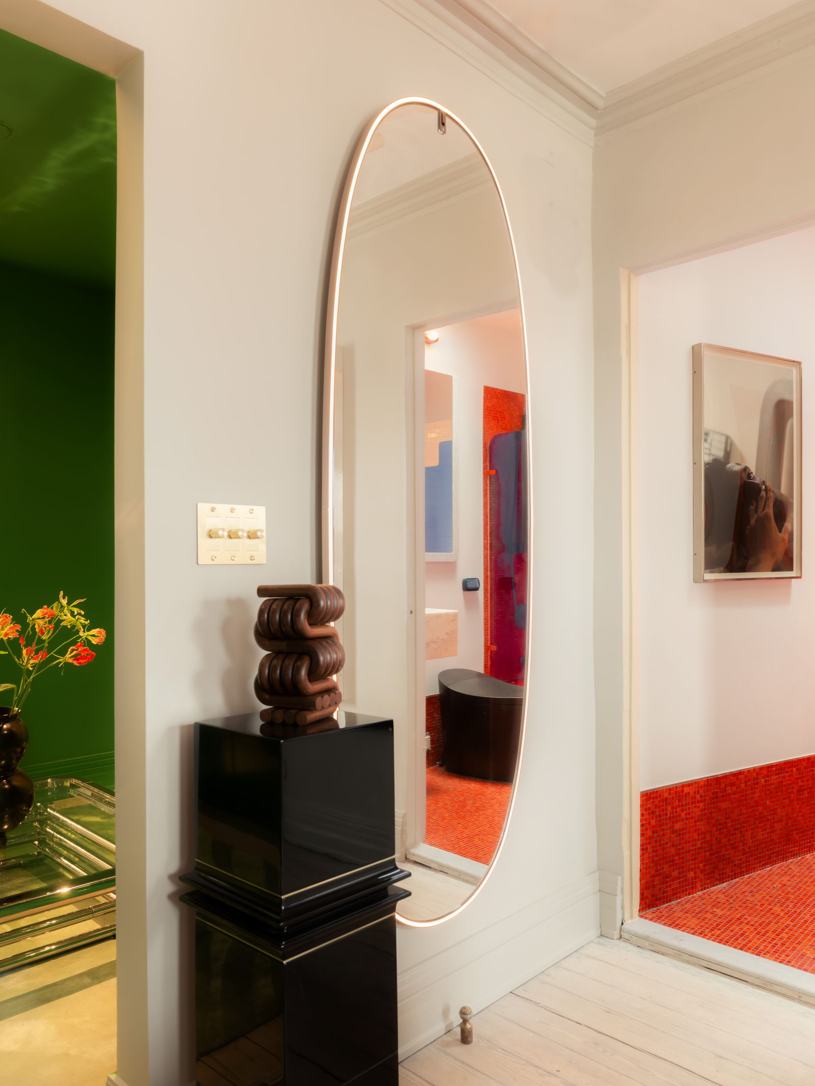 Image may contain Lamp Arch and Architecture