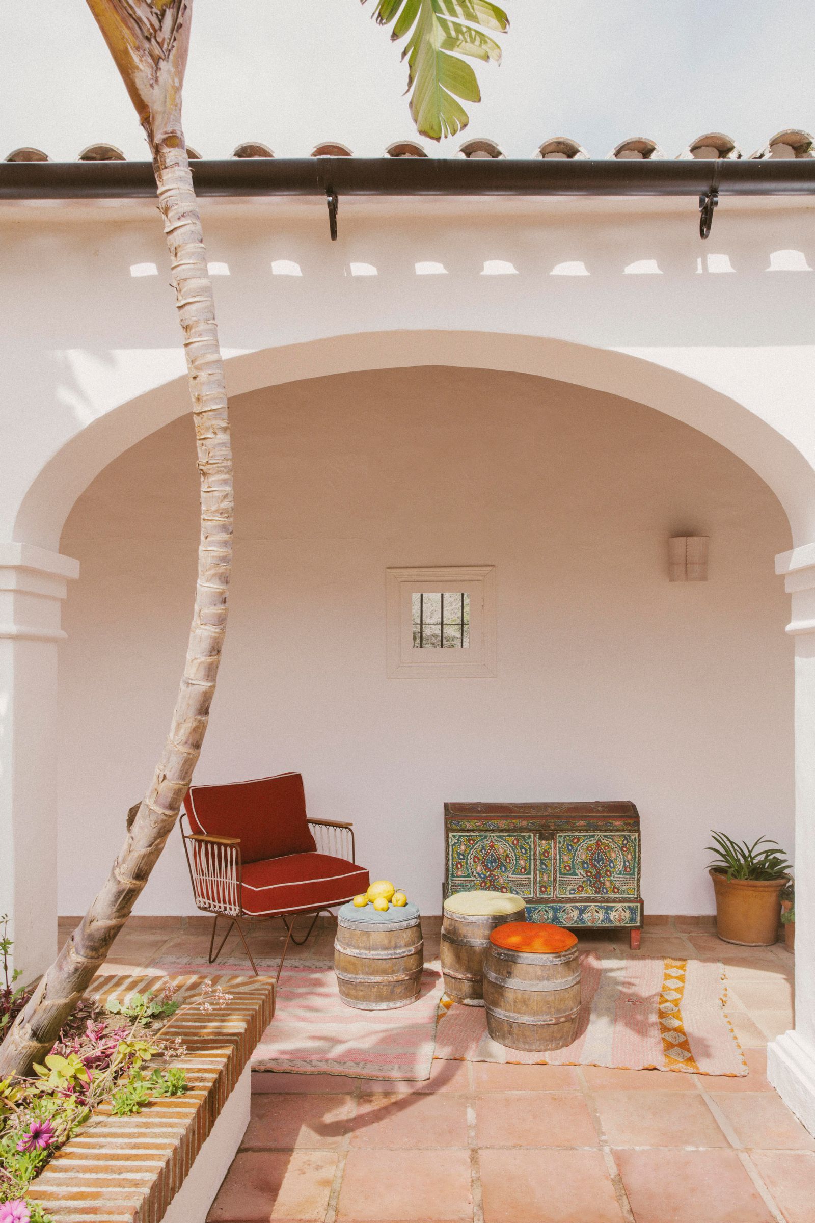This Rustic Retreat in Spain is a Colourful invitation to Go OffGrid. Once a ruin on a 21acre estate Cortijo Genesis a...