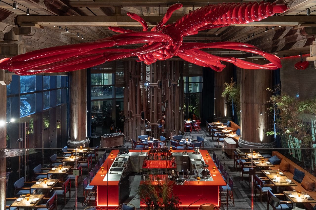 27 Most Beautiful Restaurants in Dubai ADs Guide to the Citys Prettiest Hotspots Dragonfly The Lana Promenade by...
