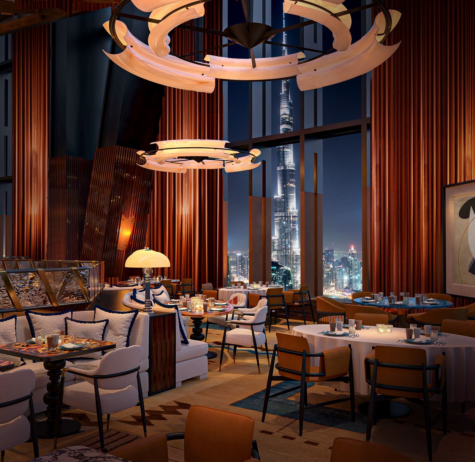 Most Beautiful Restaurants in Dubai ADs Guide to the Citys Prettiest Hotspots il Gattopardo ICD Brookfield Place