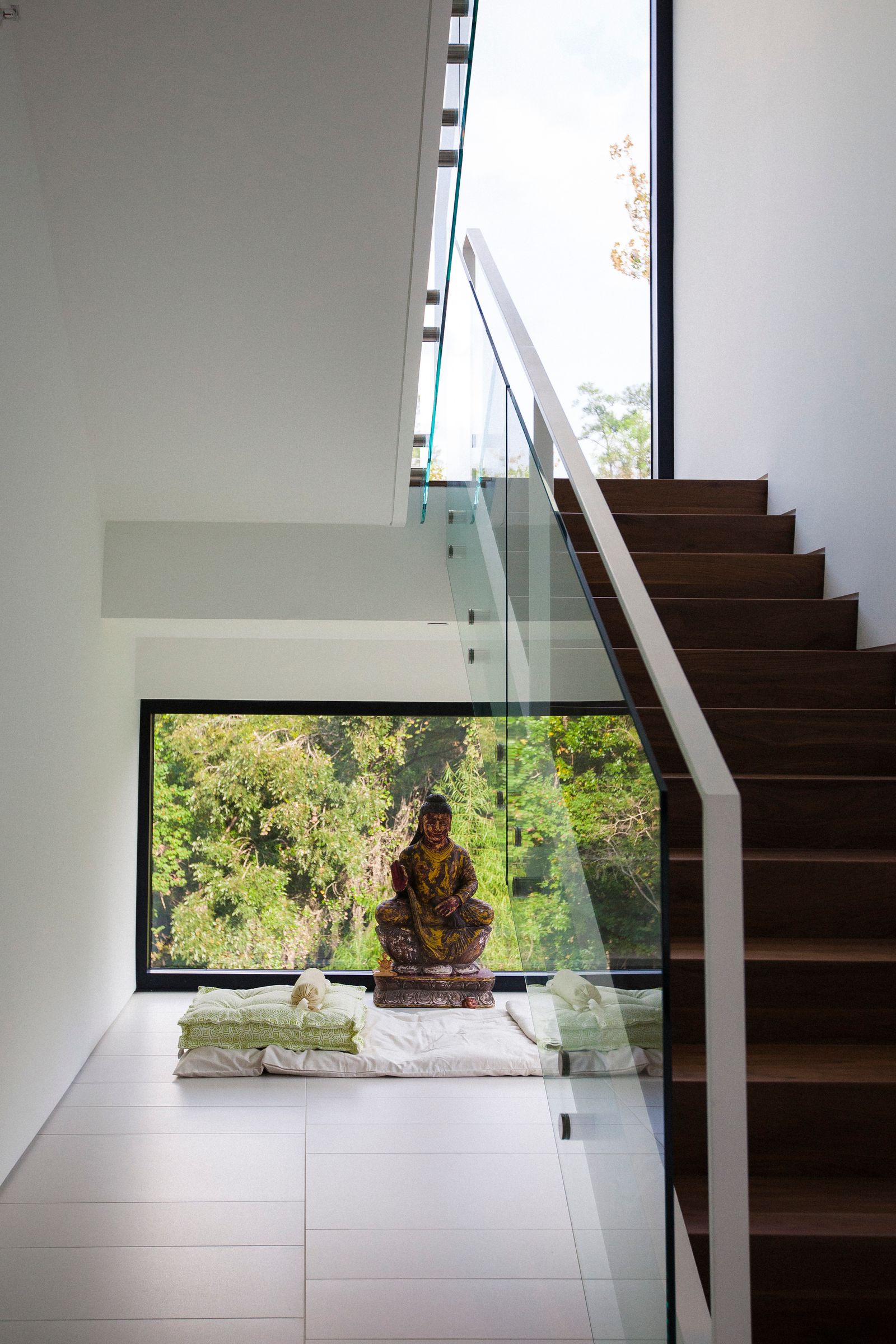 Image may contain Architecture Building House Housing Staircase Adult Person Floor and Window