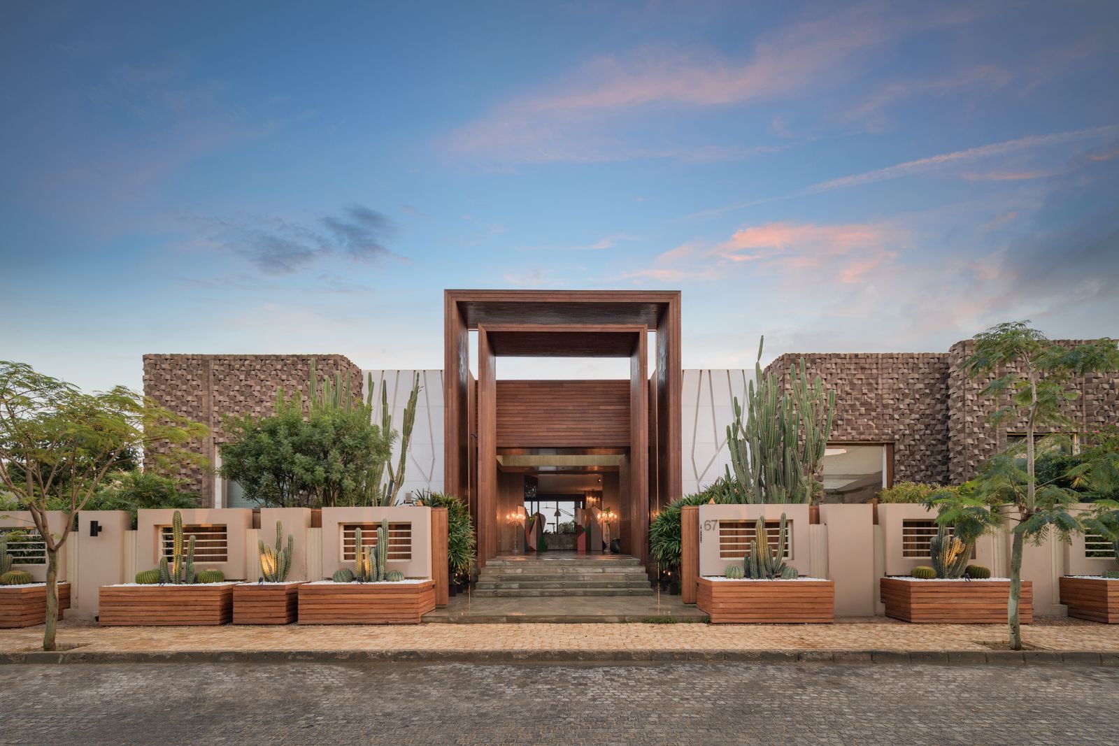 This Luxurious Villa in Cairo Is an Masterful Blend of Egypts Past Present and Future exterior architecture of a...