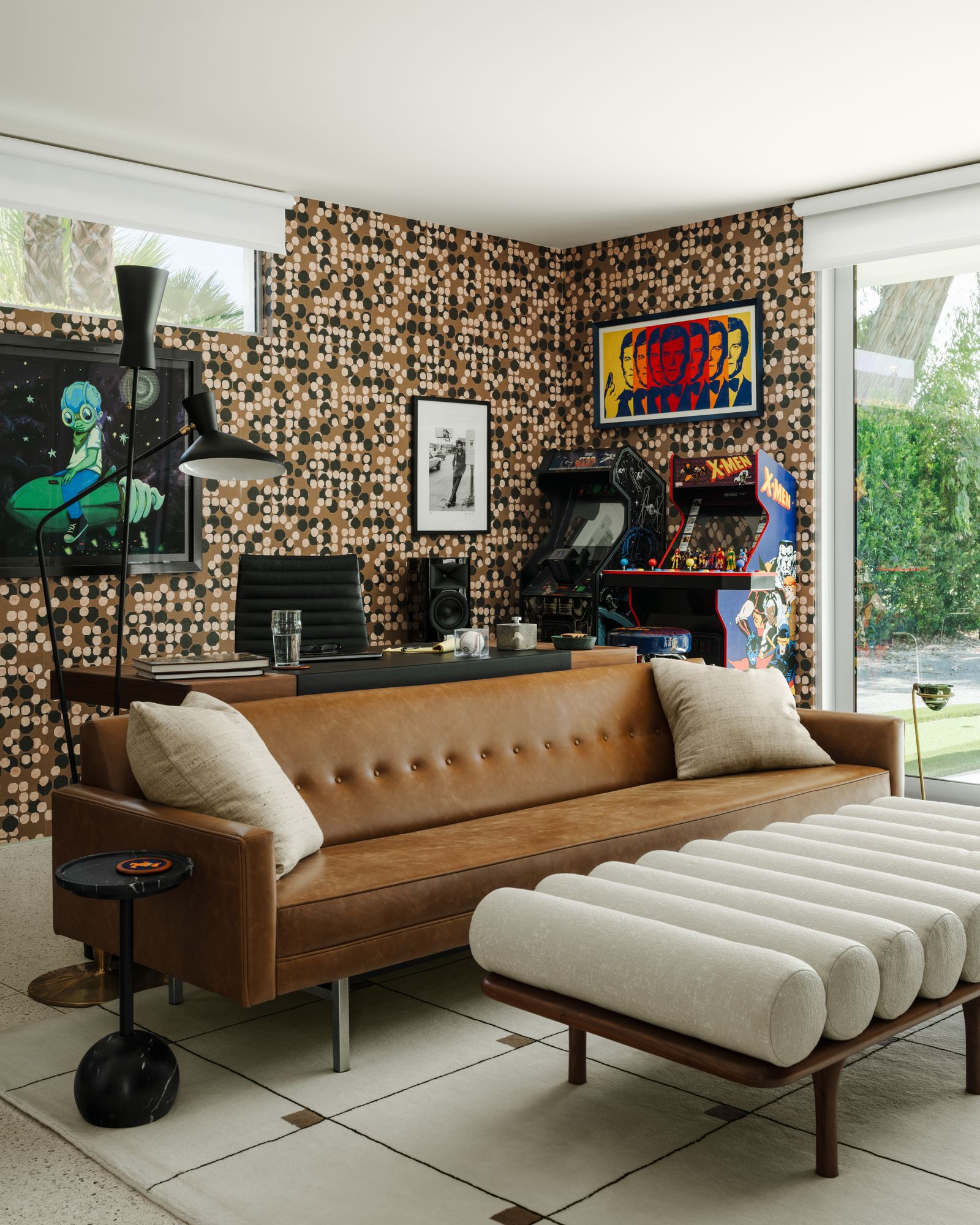 Image may contain Indoors Interior Design Home Decor Architecture Building Furniture Living Room Room and Couch