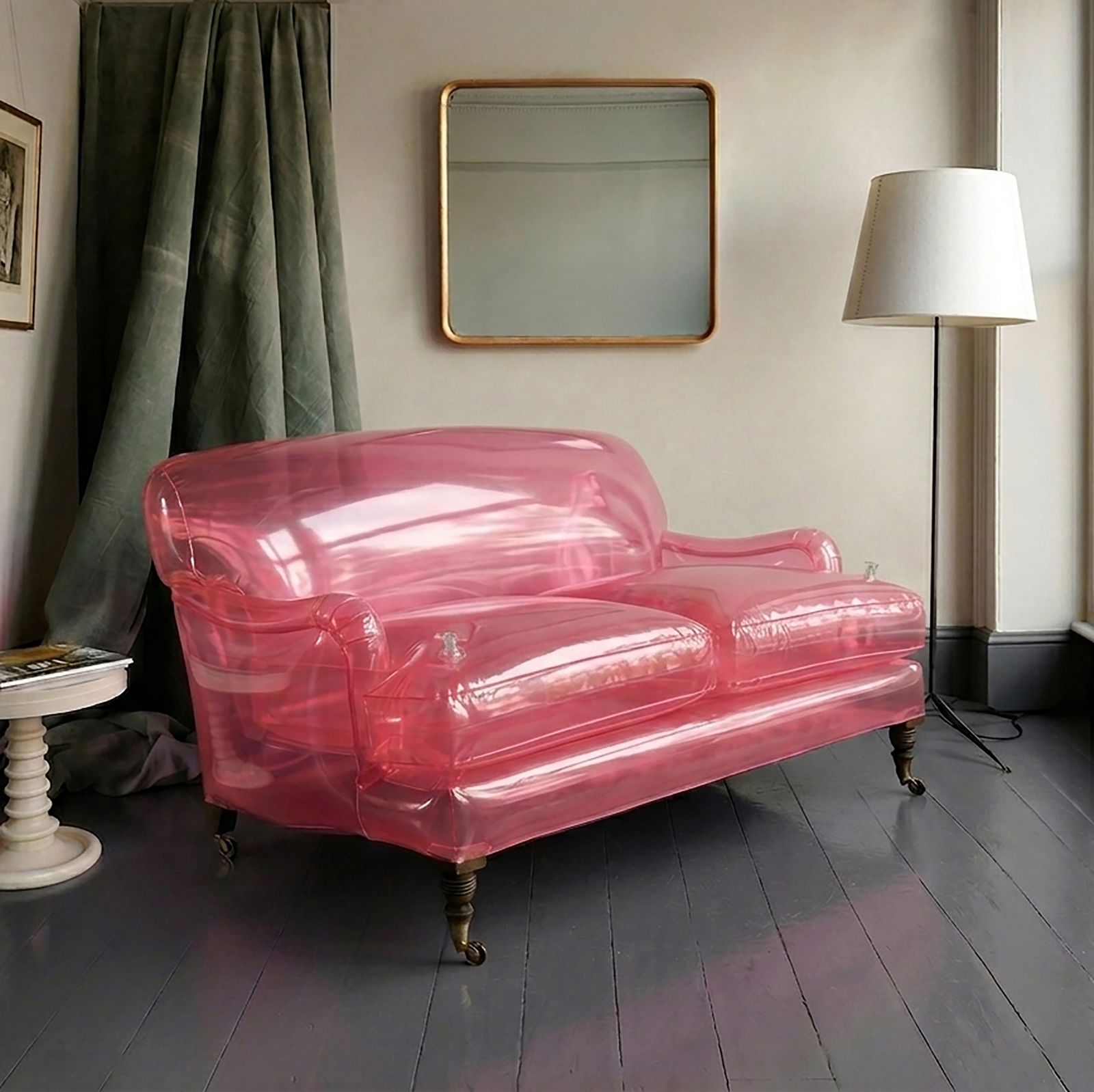Image may contain Furniture Chaise and White Board