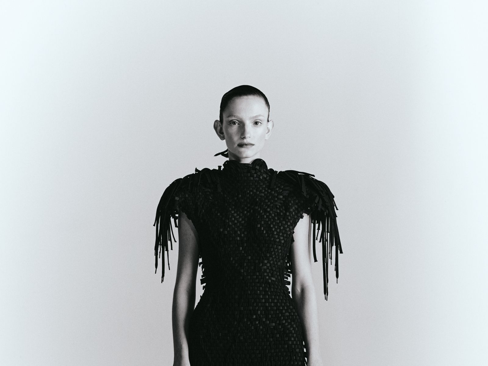 Galib Gassanoff, an Azeri-Georgian Designer, Is Weaving Dresses From Shoelaces and Cotton