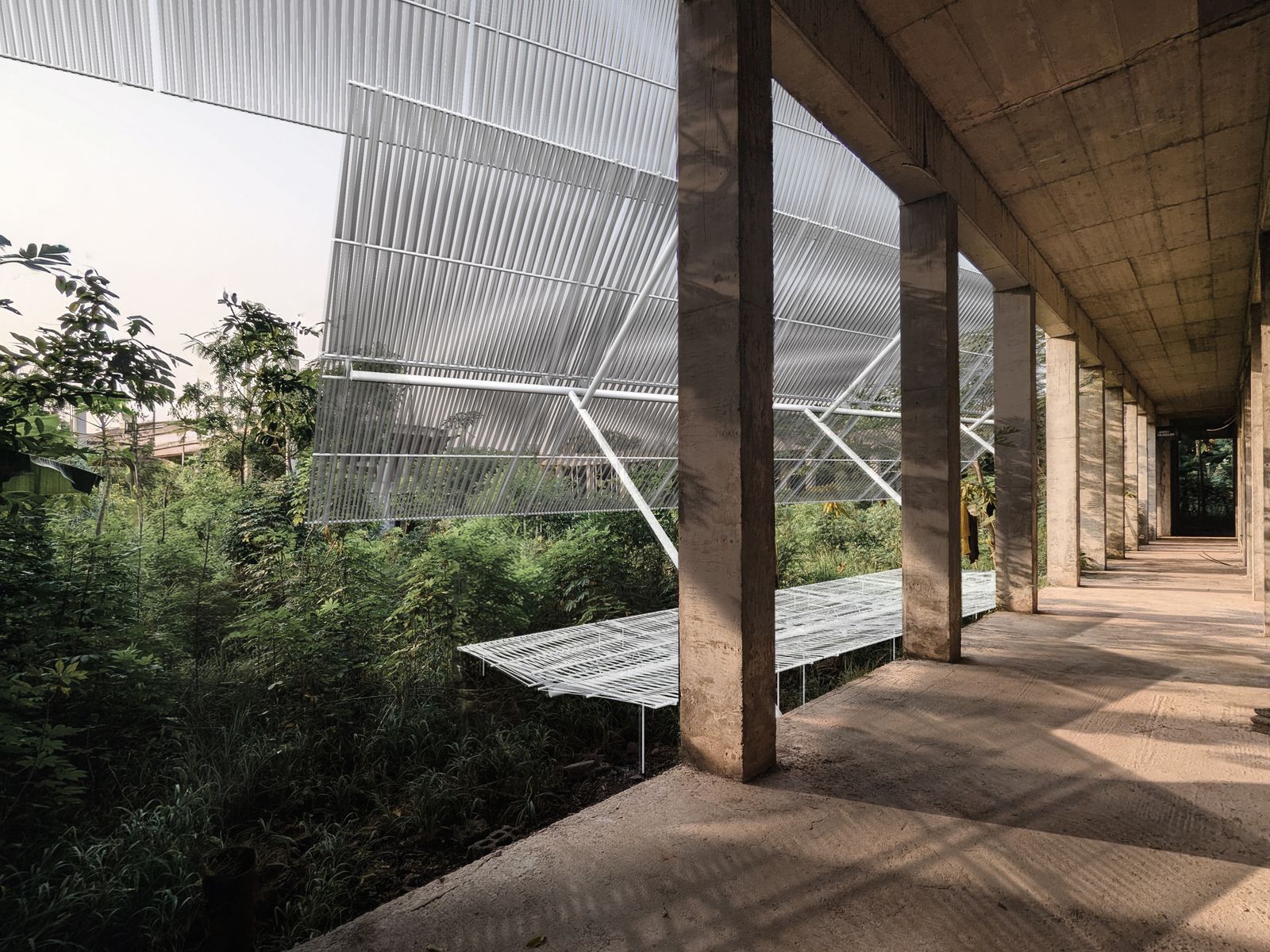 The Limbo Engawa Pavilion in Ghana Lets Architects Engage With Abandoned Architecture