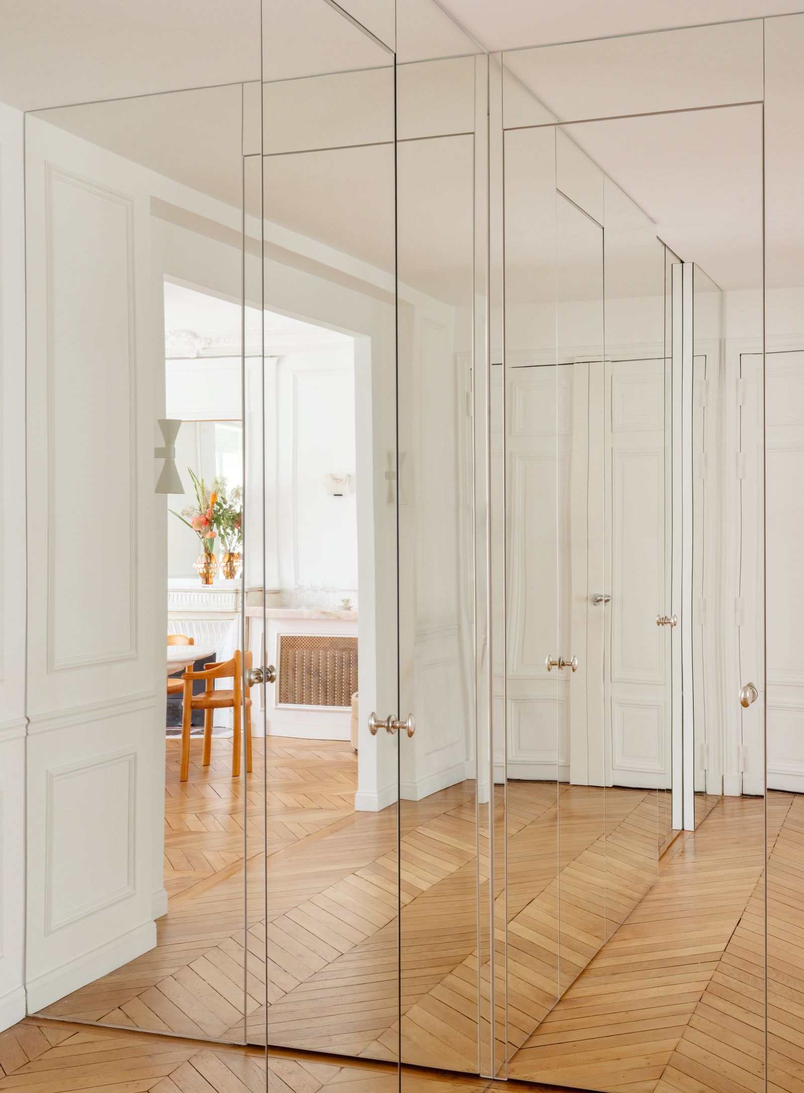 Image may contain Door Floor Indoors Interior Design Flooring Chair and Furniture