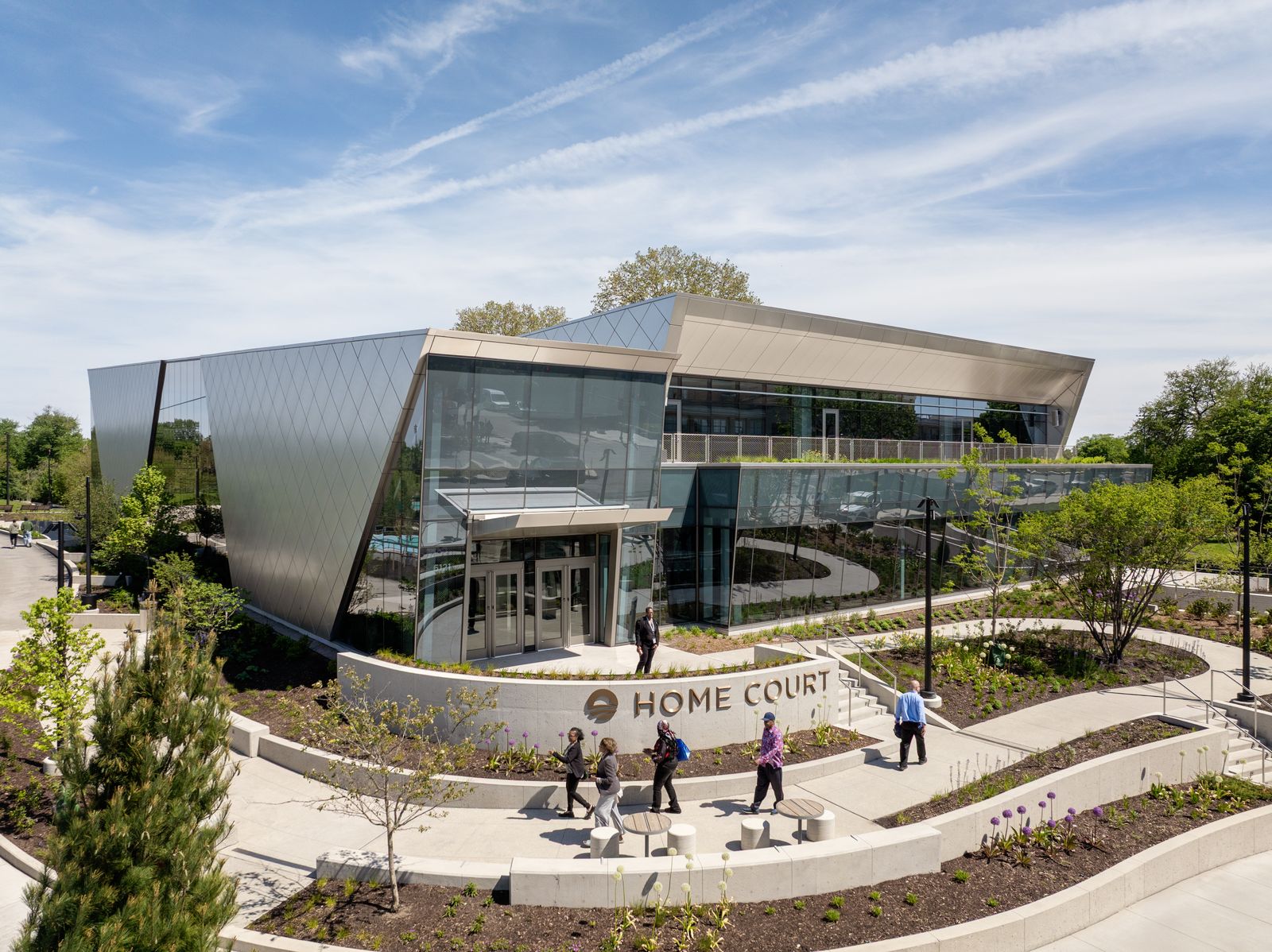 Image may contain Architecture Building College Person Walking Campus Convention Center and Office Building