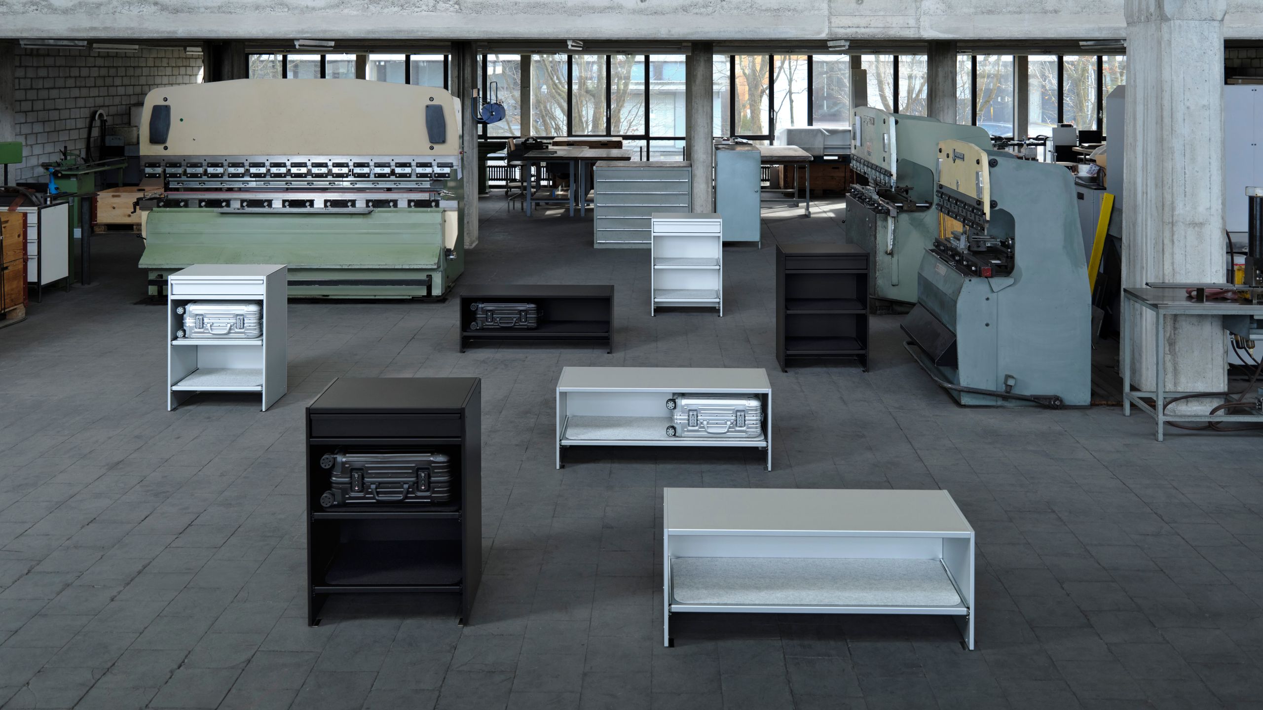 Rimowa and Lehni Want to Turn Luggage Storage Into a Design Statement