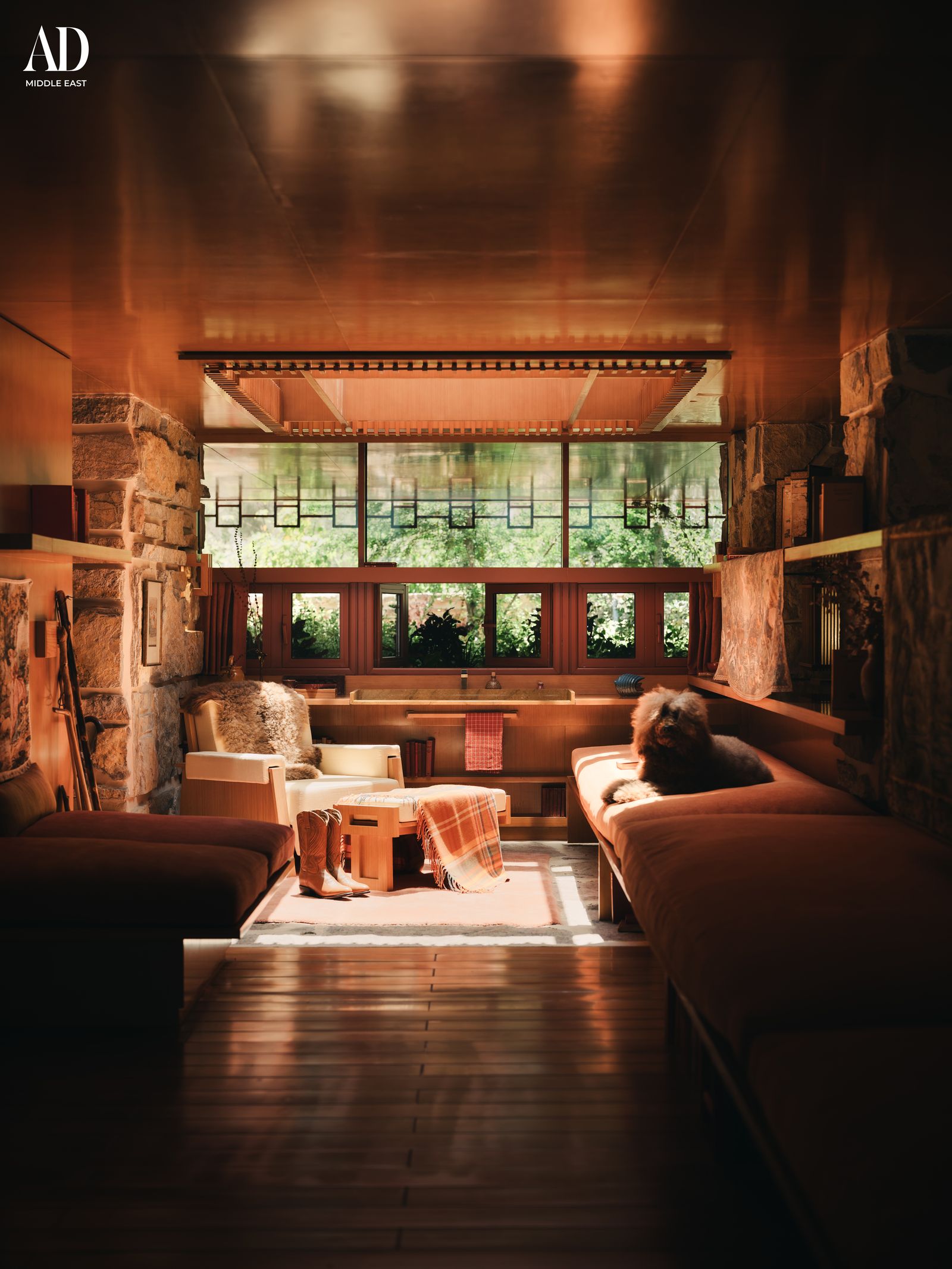 Image may contain Architecture Building Furniture Indoors Living Room Room Couch Interior Design and Home Decor