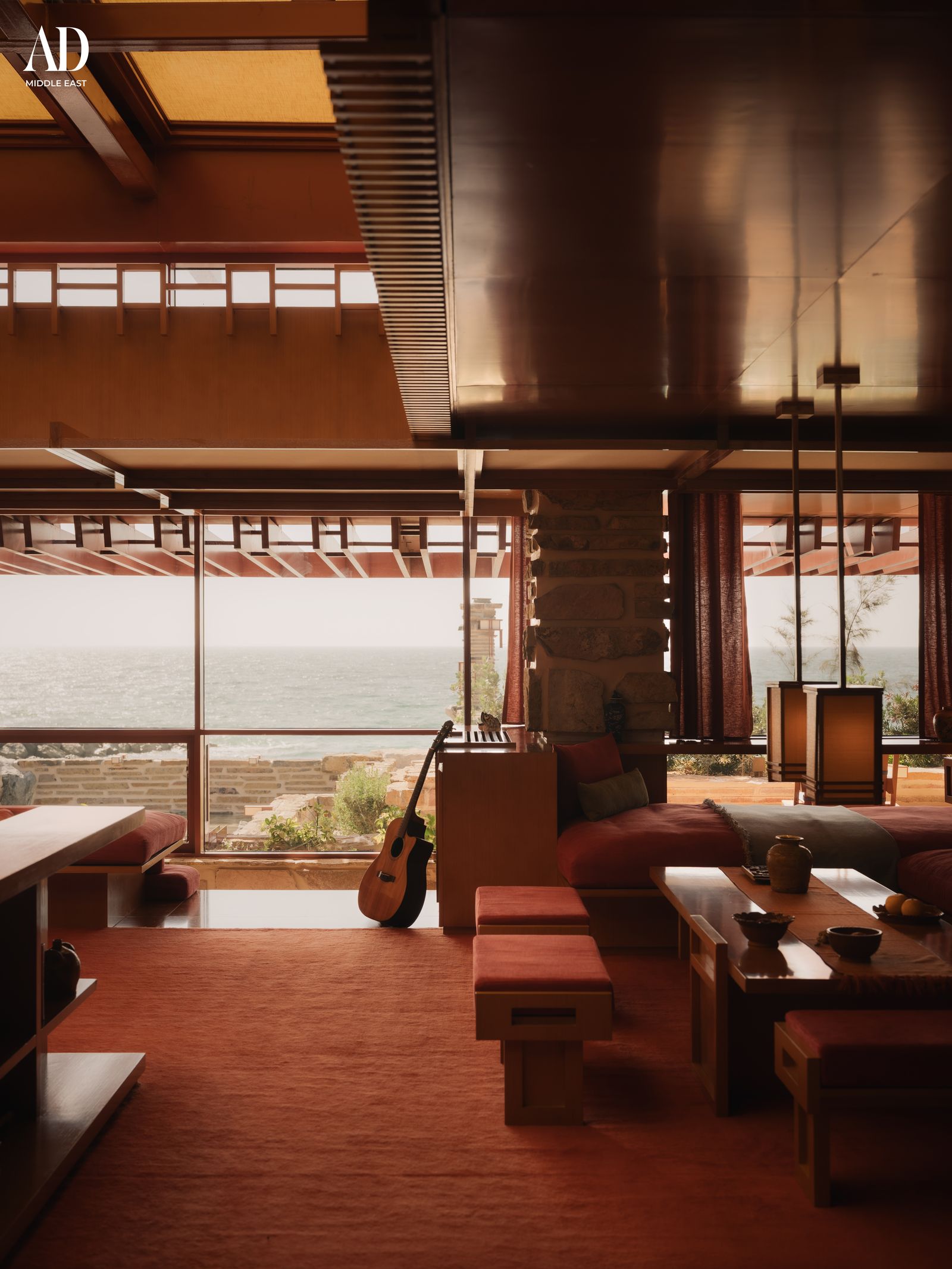 Image may contain Architecture Building Furniture Indoors Living Room Room Interior Design Hotel Couch and Table
