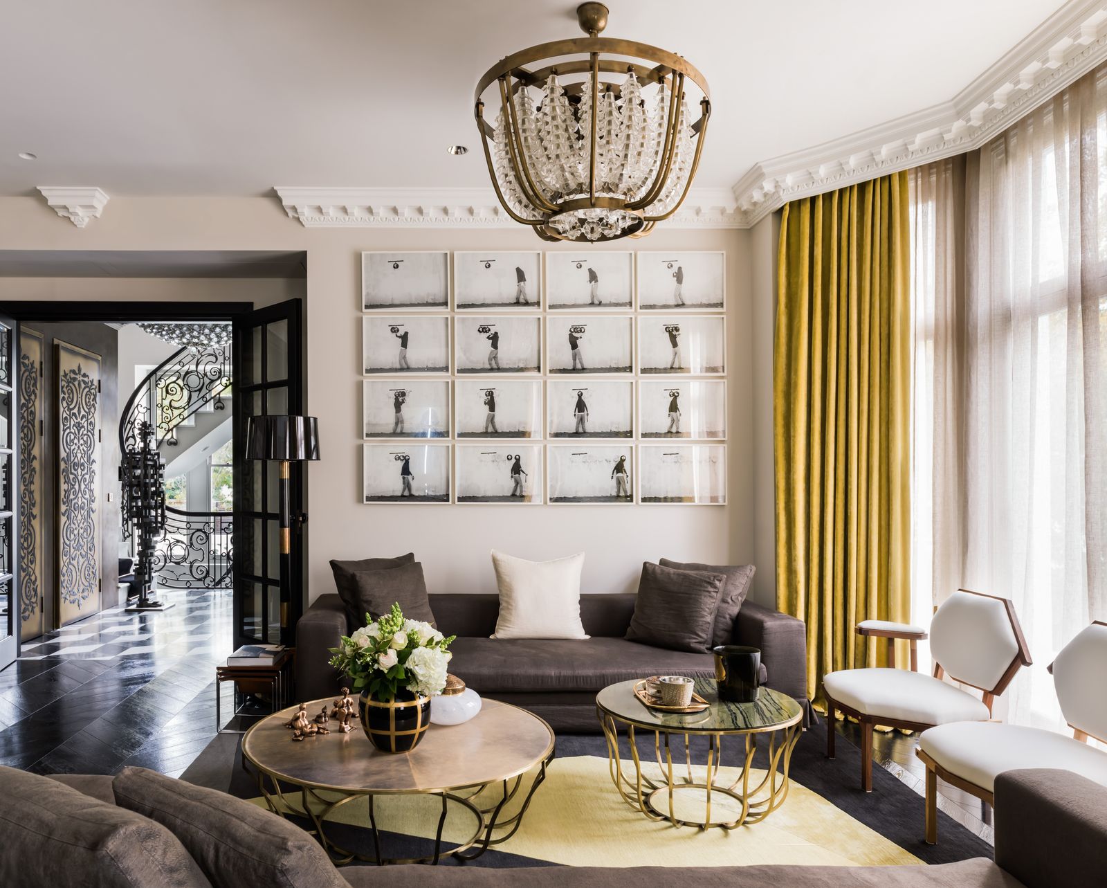 Image may contain Home Decor Furniture Table Architecture Building Indoors Living Room Room and Coffee Table