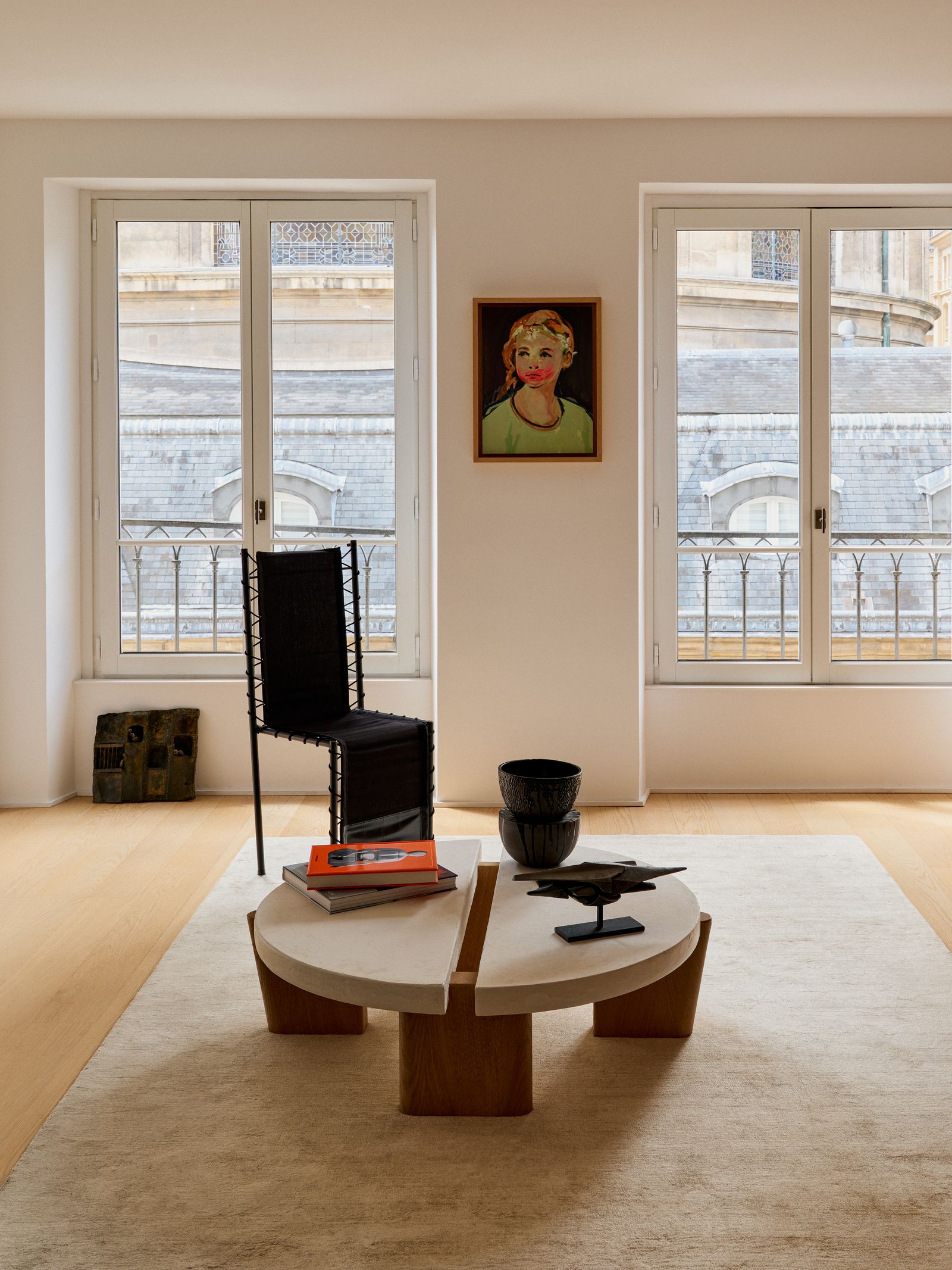 Image may contain Eva Ionesco Coffee Table Furniture Table Door Home Decor Rug Architecture Building and Indoors