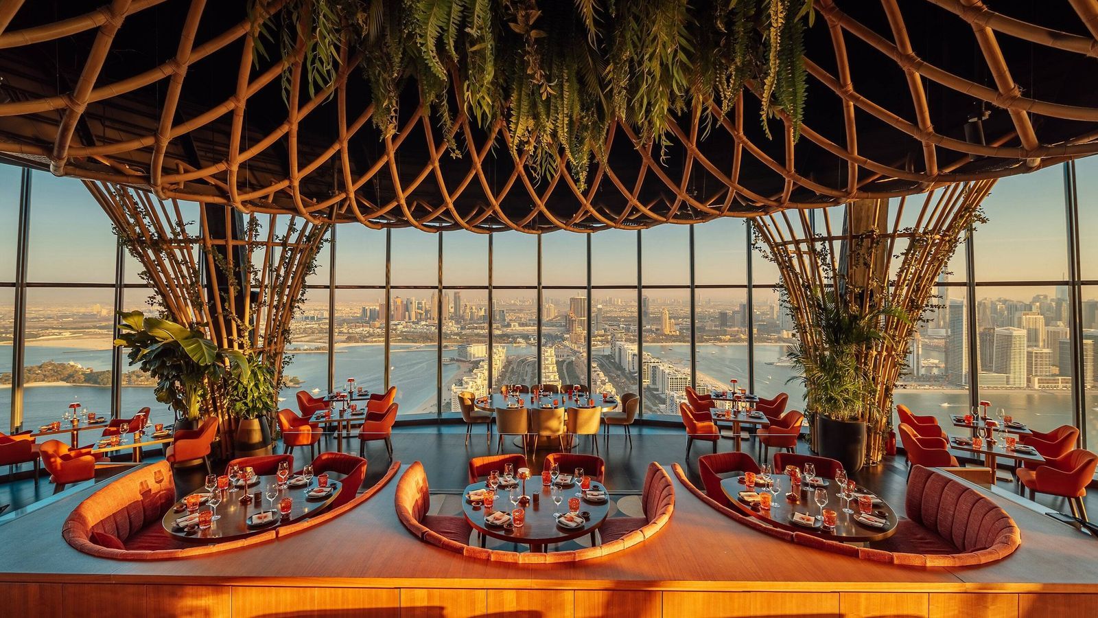 Image may contain Architecture Building Furniture Indoors Lounge Dining Table Table Dining Room Room and Chair
