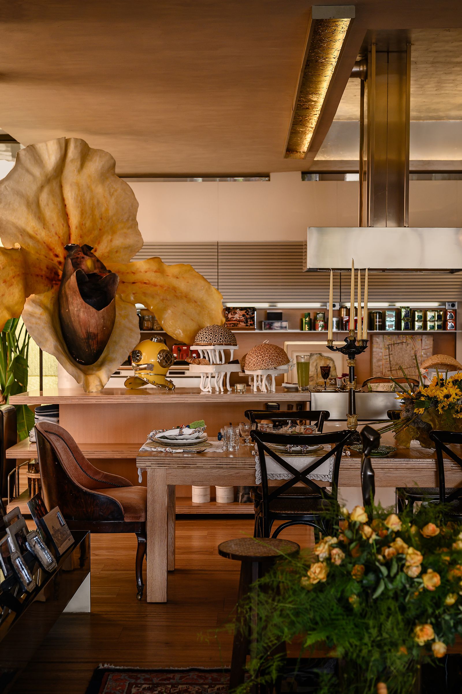 At This Cairo Mansion a Dramatic Staircase Holds Court Amidst a MuseumWorthy Collection of Art and Design. When it came...