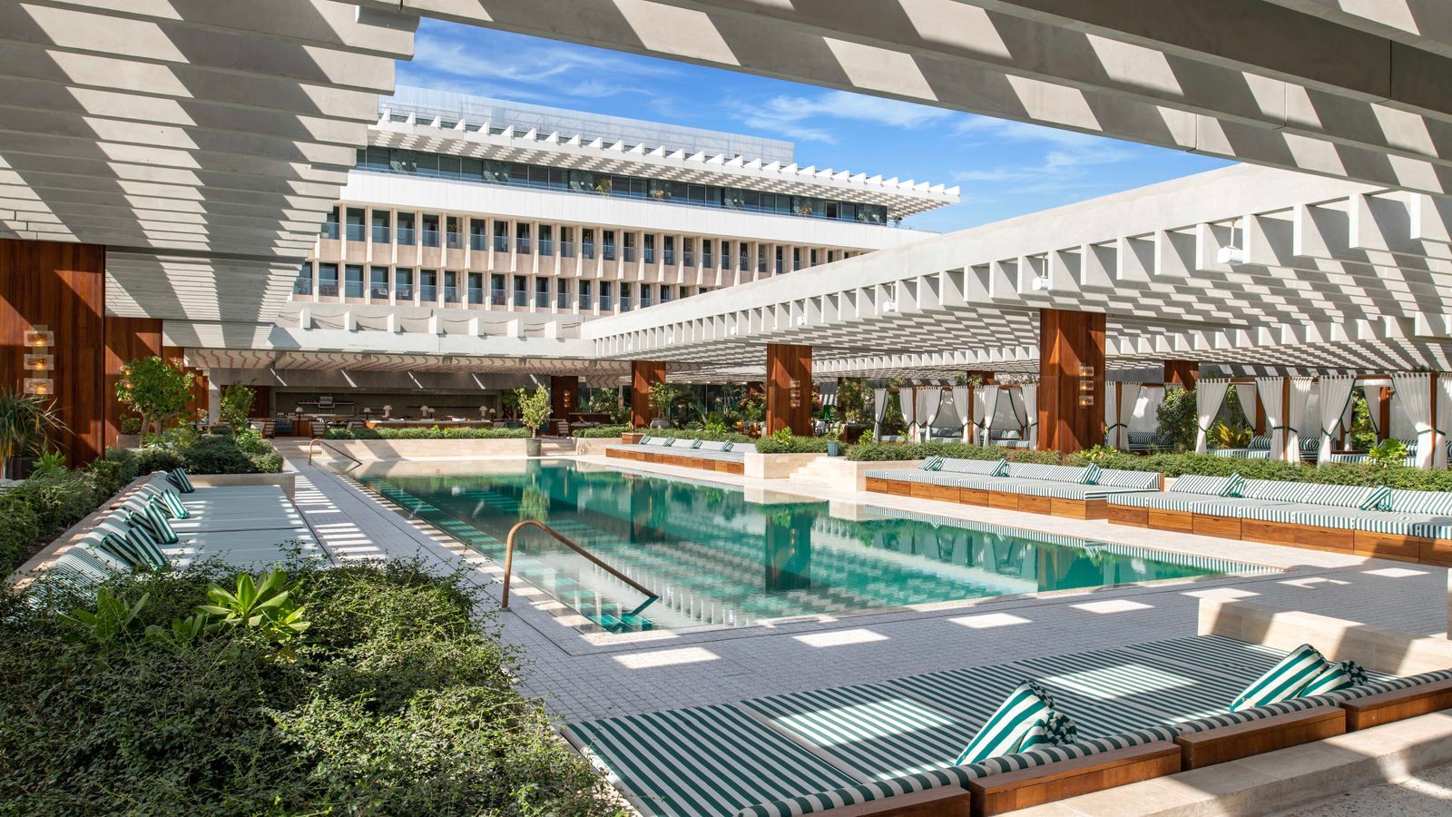 A 1970s Brutalist Landmark Is the Striking Location for Doha’s Newest Design Hotel, The Ned