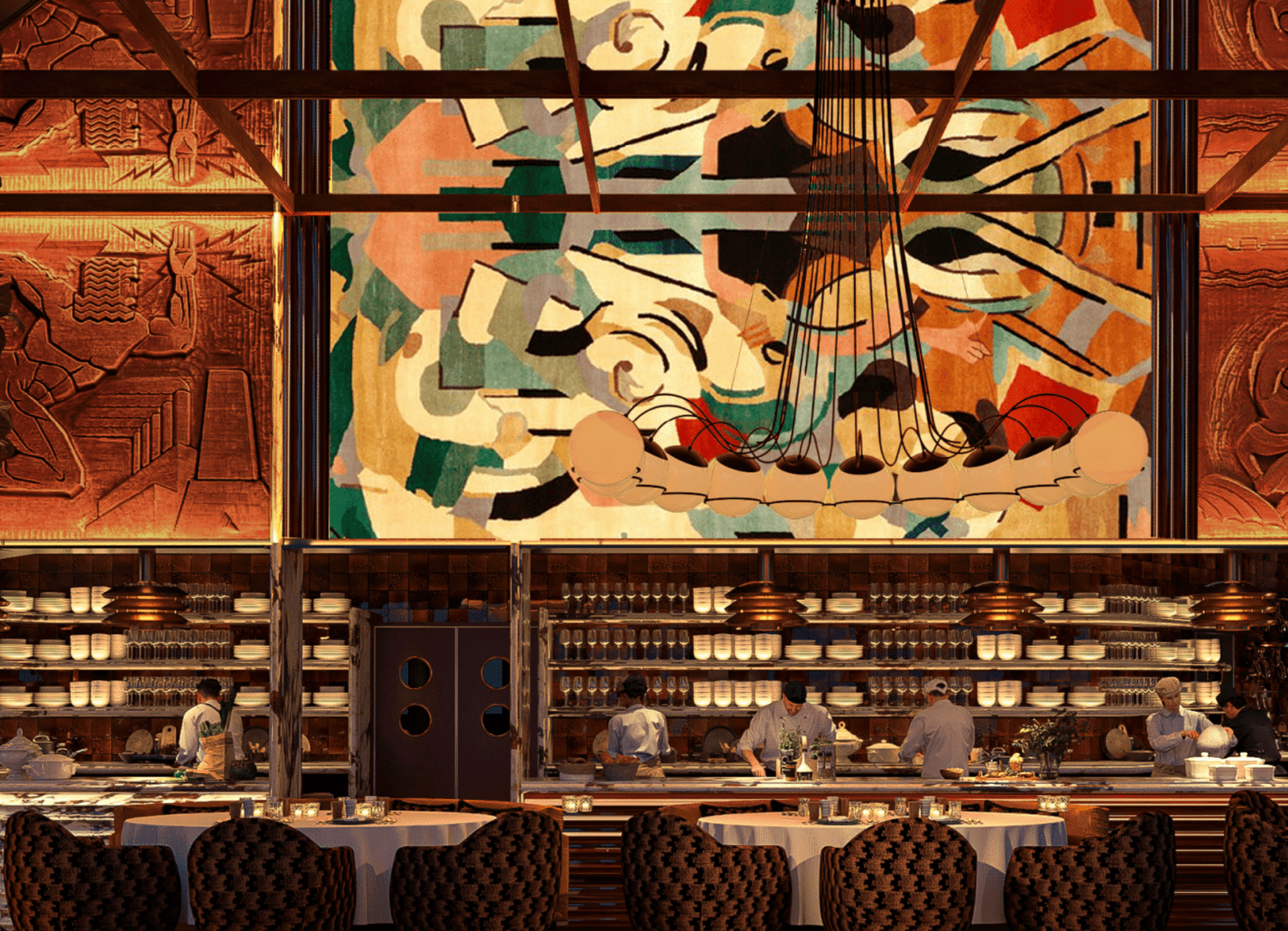 Most Beautiful Restaurants in Dubai ADs Guide to the Citys Prettiest Hotspots il Gattopardo ICD Brookfield Place ...