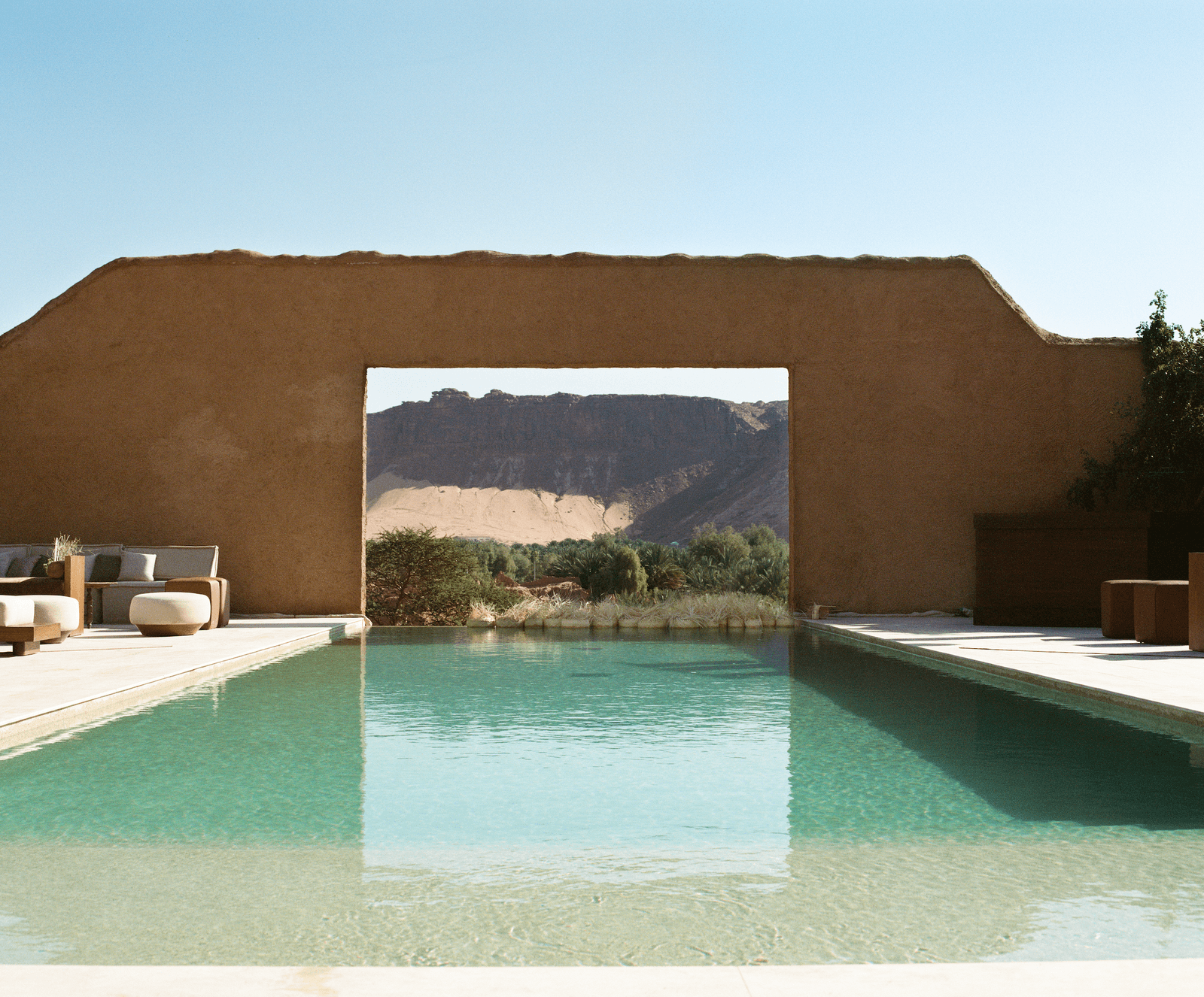 Best hotels in 2025 dar tantora house hotel alula saudi arabia. swimming pool of Dar Tantora The House Hotel in AlUla...